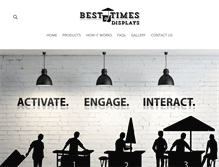 Tablet Screenshot of customeventdisplays.com